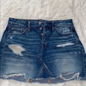 Denim Mini Skirr